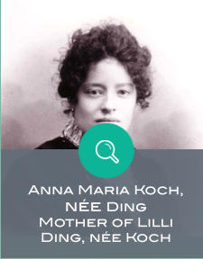 Anna Maria Koch, ne Ding Mother of Lilli  Ding, ne Koch