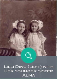 Lilli Ding (left) with her younger sister Alma