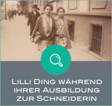 Lilli Ding whrend ihrer Ausbildung zur Schneiderin